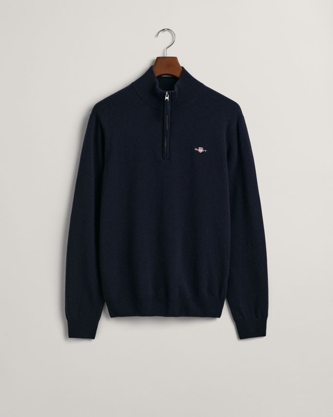 Superfine Lambswool Half Zip fra Gant