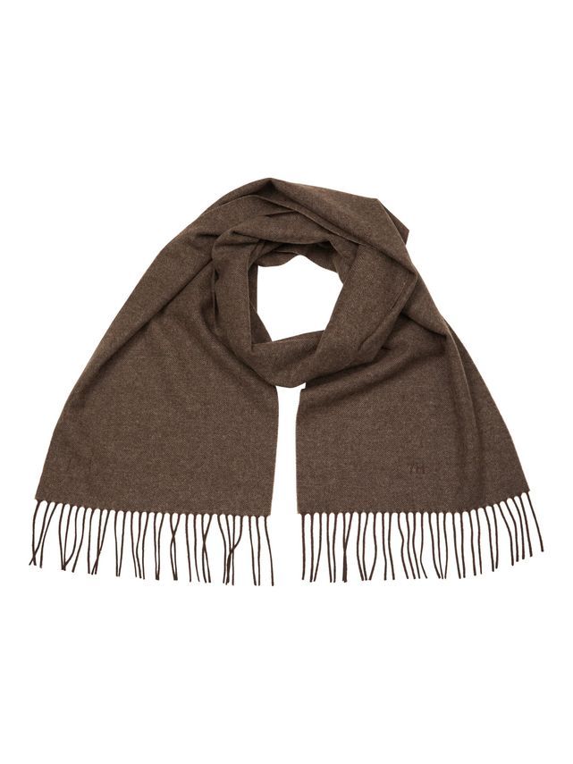 Slhtope Wool Herringbone Scarf B fra Selected