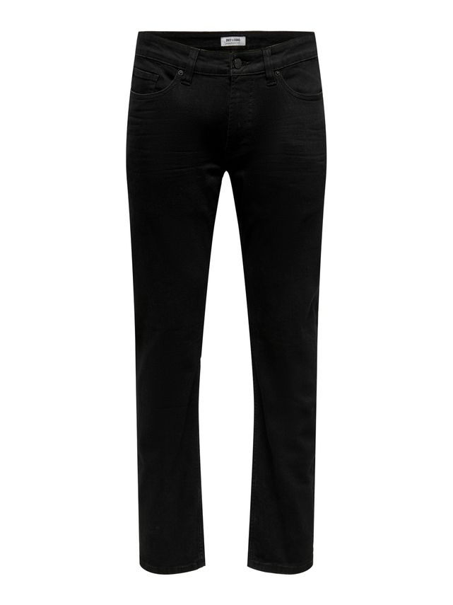 Onsweft Reg Black 2956 Jeans Noos fra Only & Sons