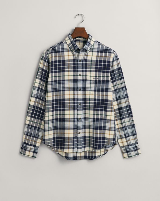 Reg Ut Plaid Flannel Check fra Gant