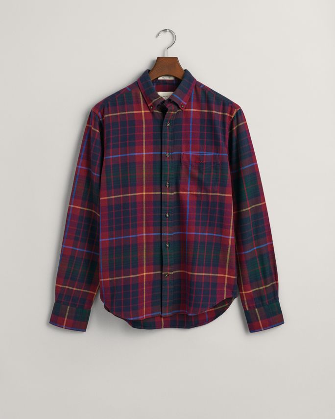 Reg Ut Plaid Flannel Check fra Gant
