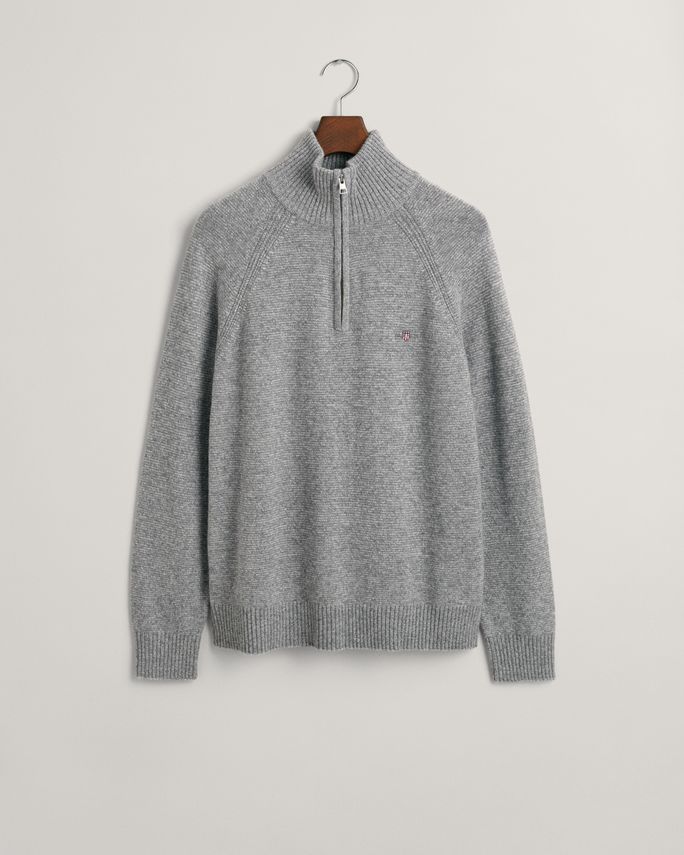 Bicolored Raglan H Zip fra Gant