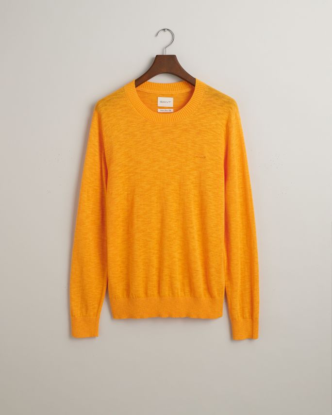 Cotton Linen C Neck fra Gant