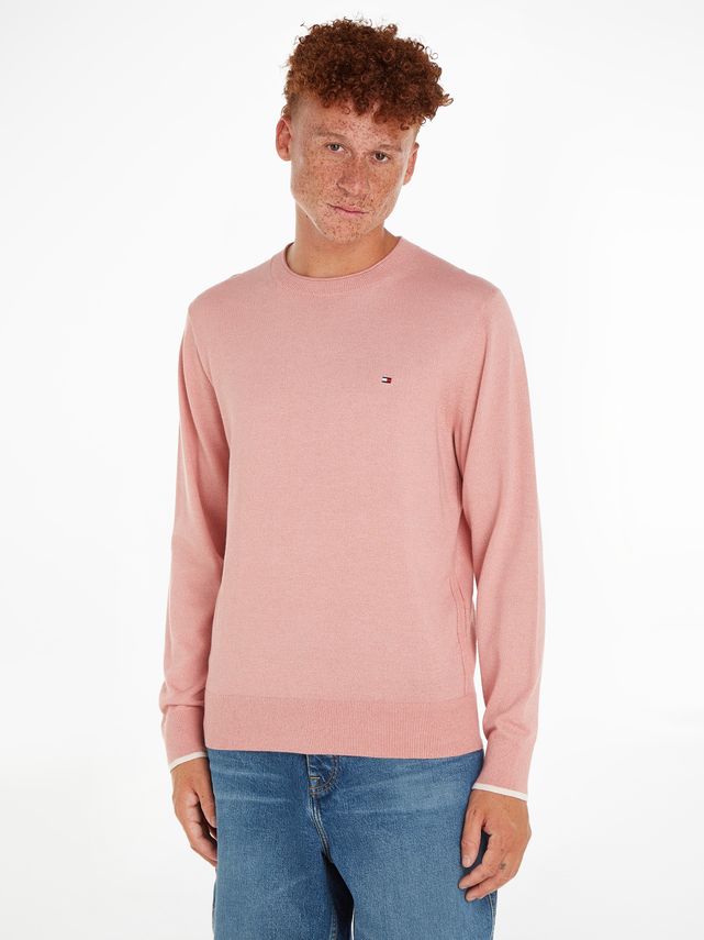 Mouline Organic Cotton C Neck fra Tommy Hilfiger