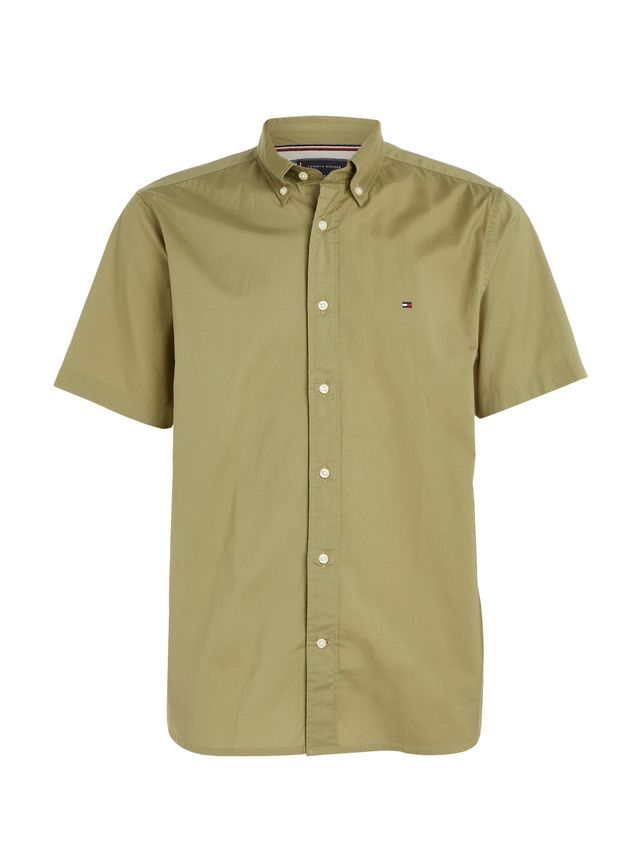 Flex Poplin Rf Shirt S S fra Tommy Hilfiger