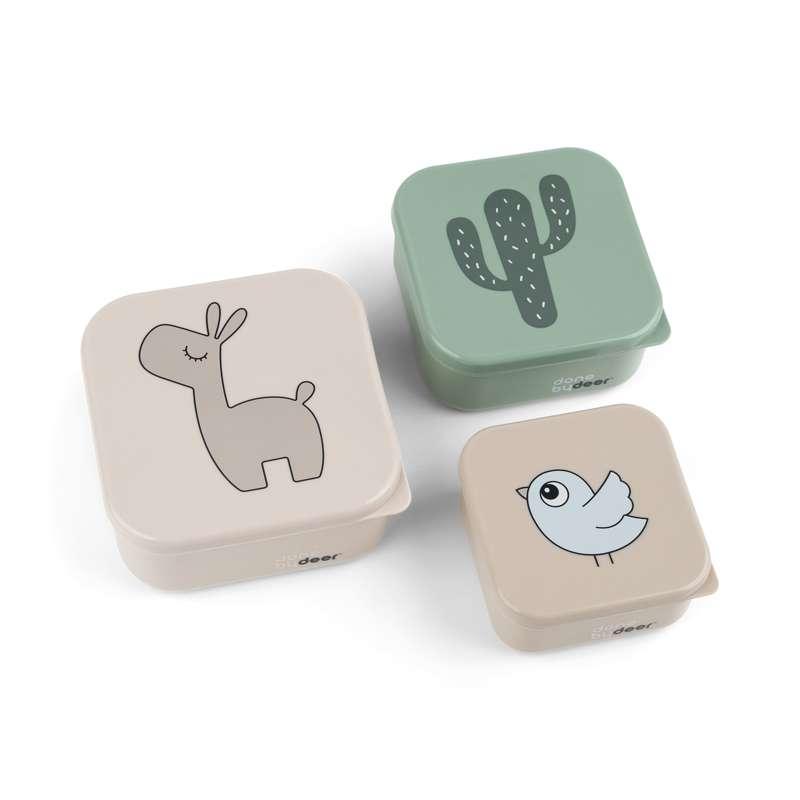 Snackbokse 3 Stk. Lalee Sand Mix - Ideelle til Snacks!