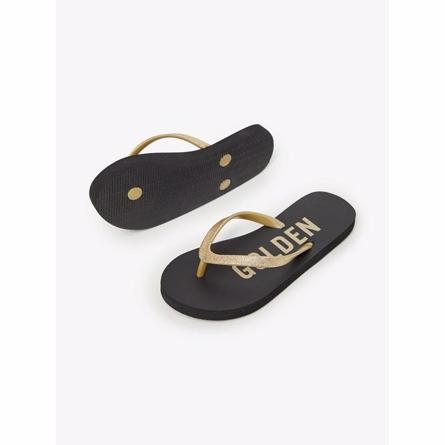 Flip Flops Talia Golden fra Name It - Skridsikre Sandaler