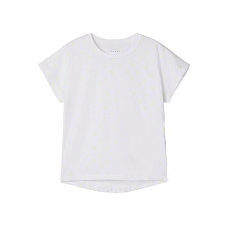 Tee Varna Lys Hvid - Økologisk T-shirt til Piger
