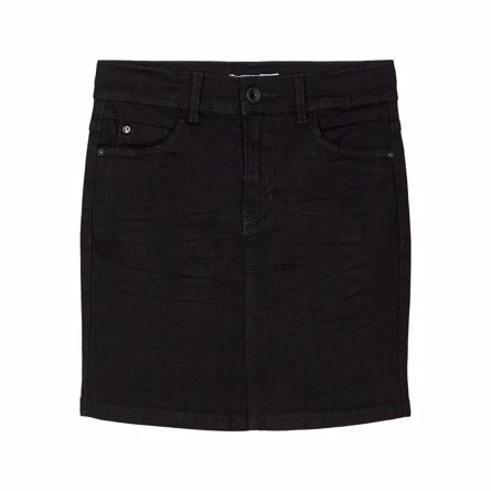 High Waist Denim Nederdel Tasis Black fra Name It