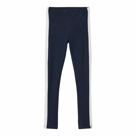 Panelstribede Leggings Voka Navy - Fantastisk tilbud!