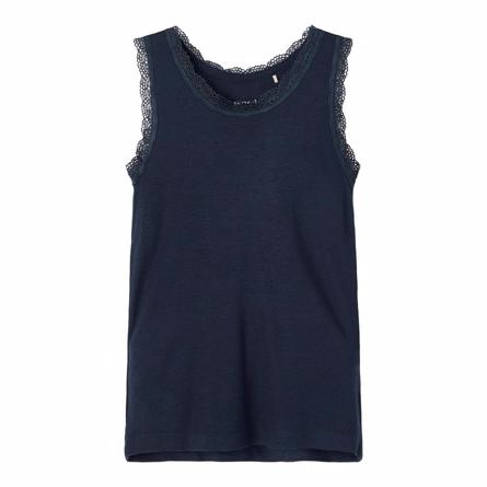 Blonde Tanktop Freya i Mørk Safir fra Name It