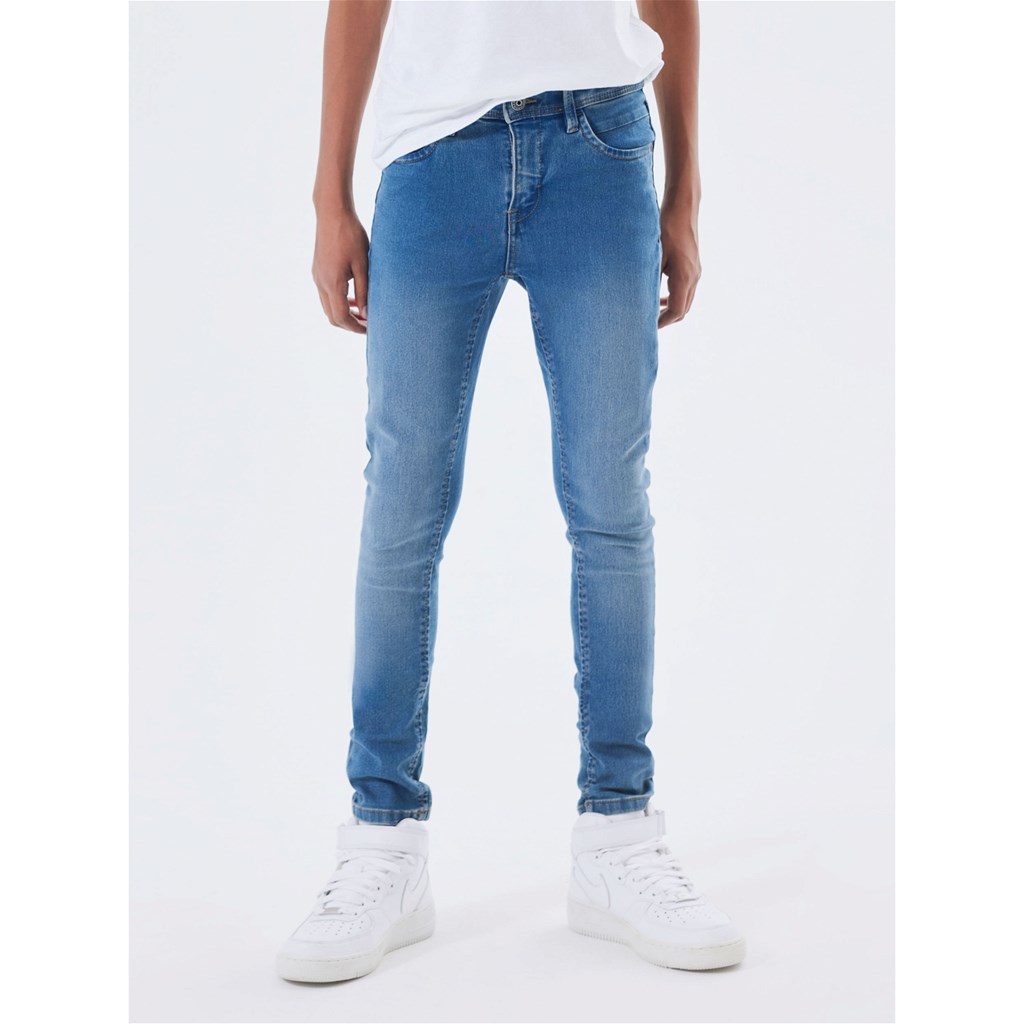 Slim Fit Jeans Silas Medium Blue fra Name It