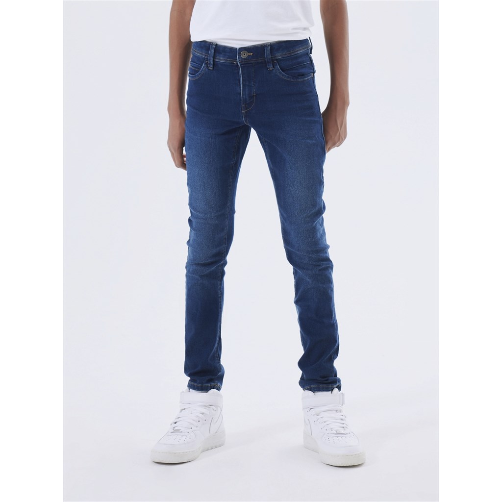 Slim Fit Jeans Silas Dark Blue fra Name It