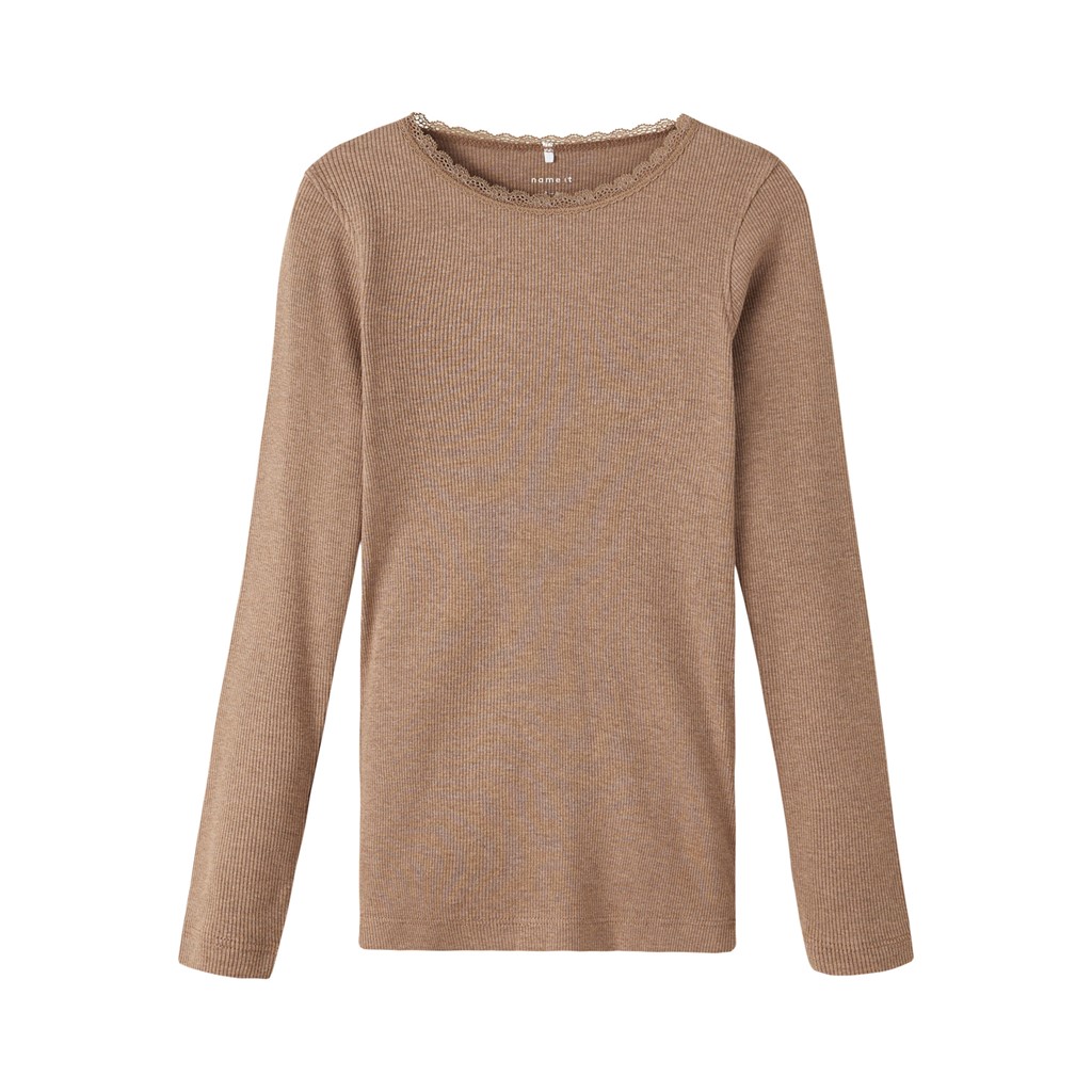 Modal Blonde Bluse Kab Brown Lentil fra Name It