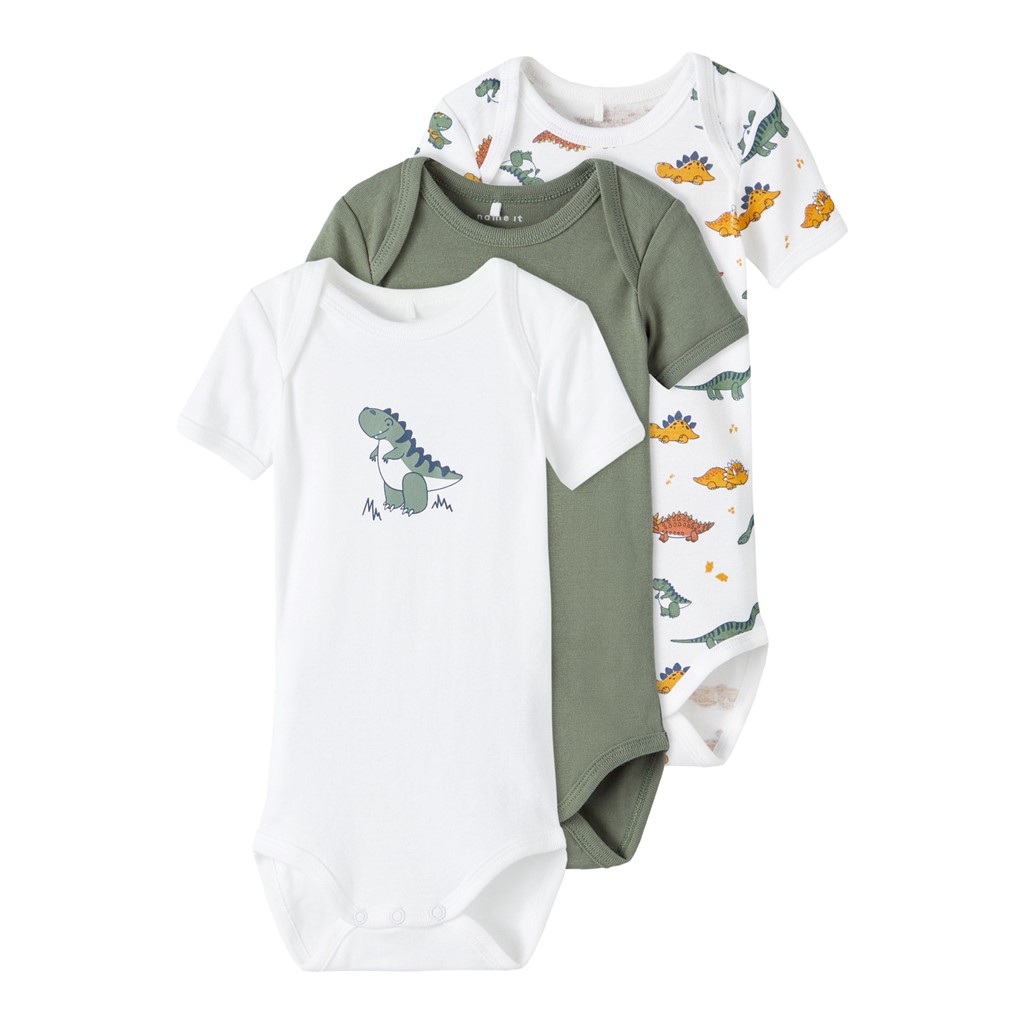 3 Pak Body Kortærmet Laurel Wreath fra Name It