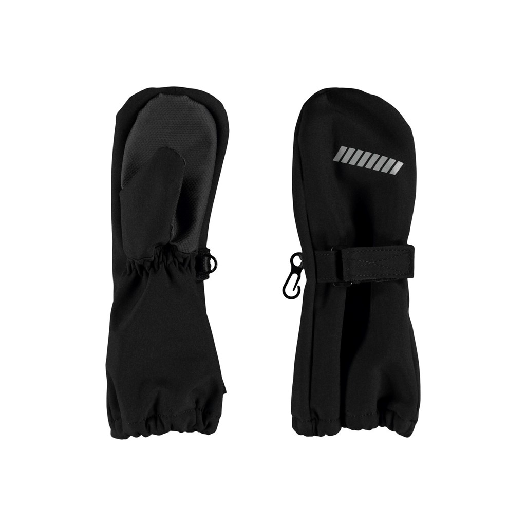 Softshell Vanter Alfa Black fra Name It
