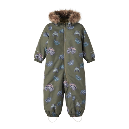 Flyverdragt Snow10 Olive Night Trucks fra Name It