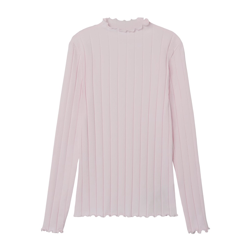Smal Rib Bluse Noline i Lyserød fra Name It