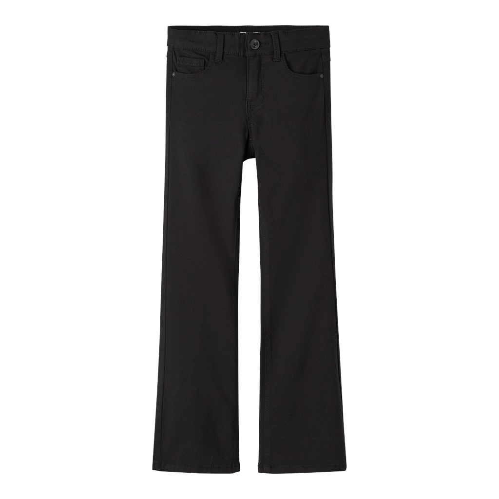 Skinny Fit Bootcut Jeans Polly Black fra Name It
