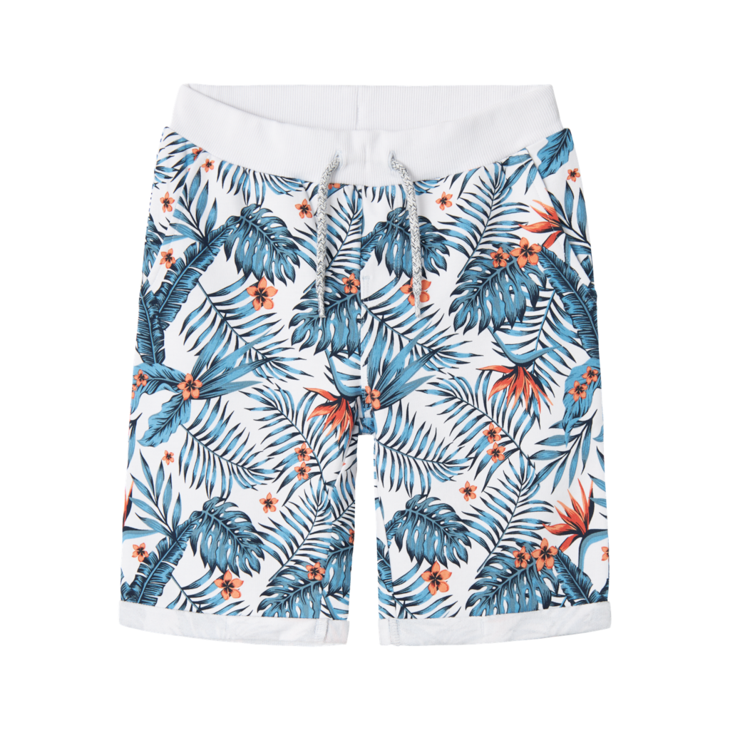 Sweat Shorts Vermo Bright White fra Name It