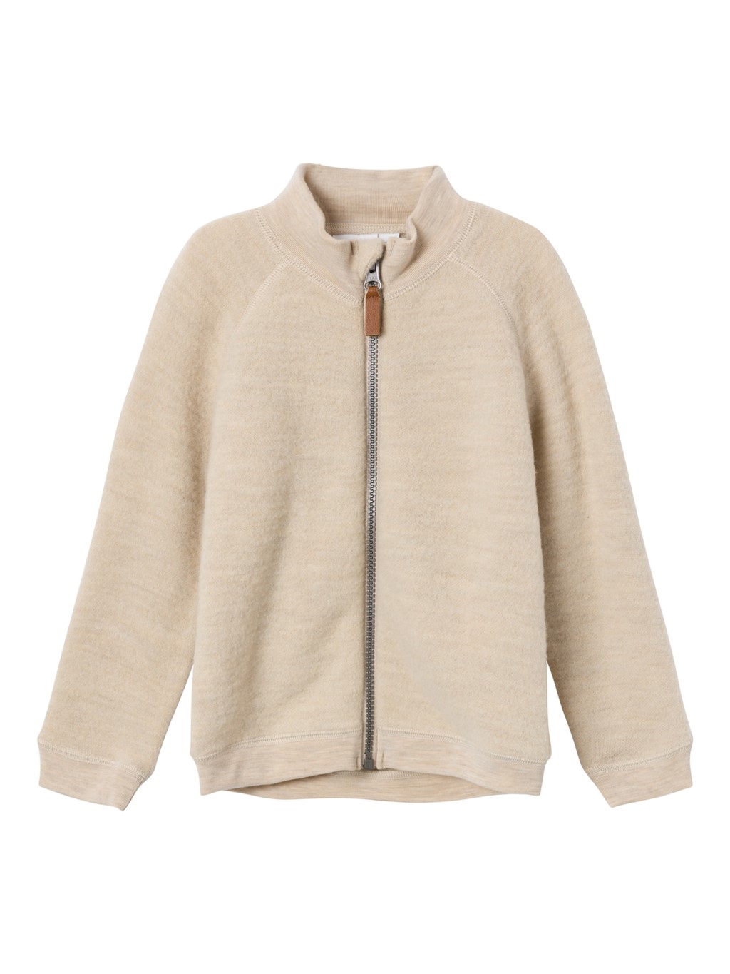 Merinould Cardigan Mino White Pepper fra Name It