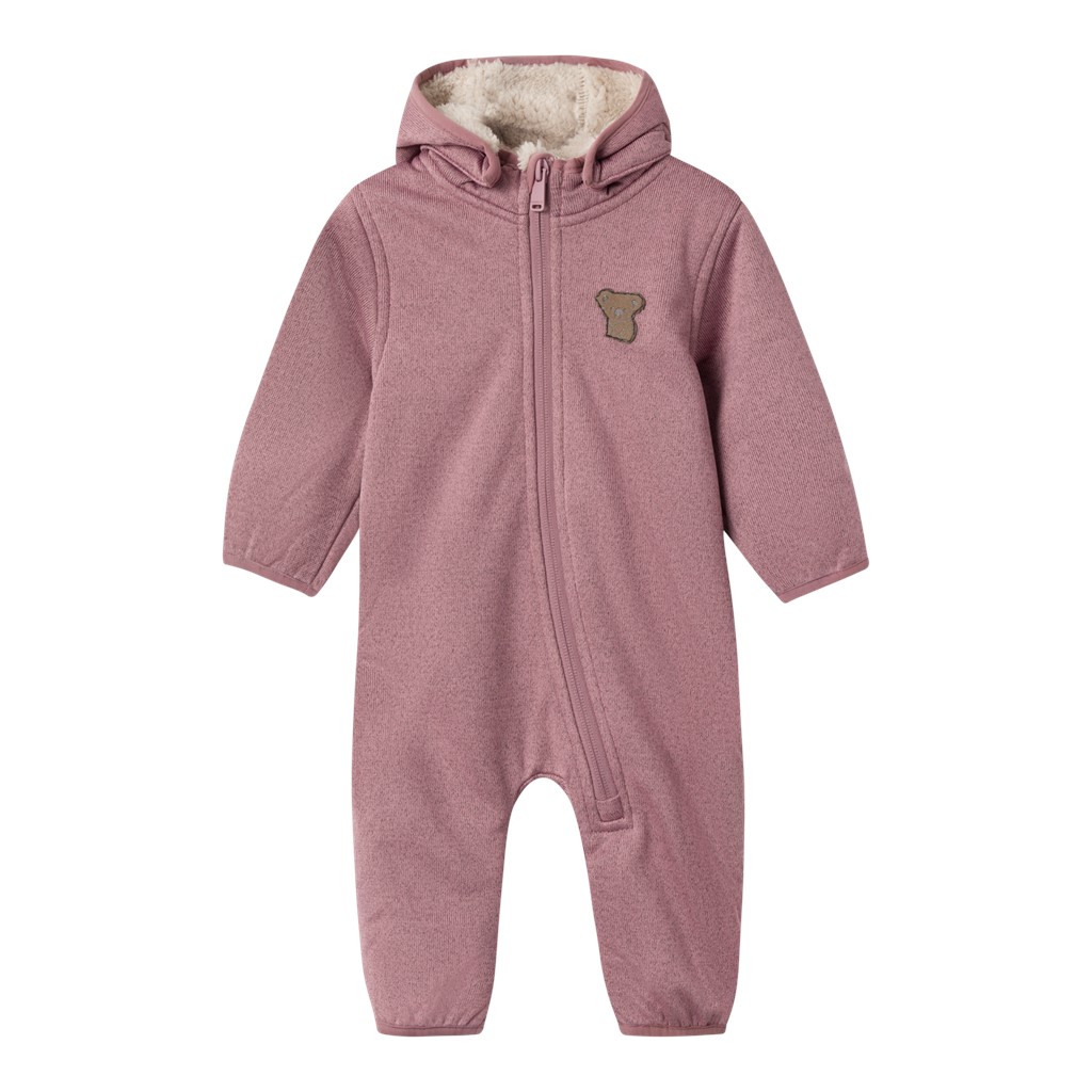 Vandtæt Baby Softshell Dragt Mada Wistful Mauve fra Name It