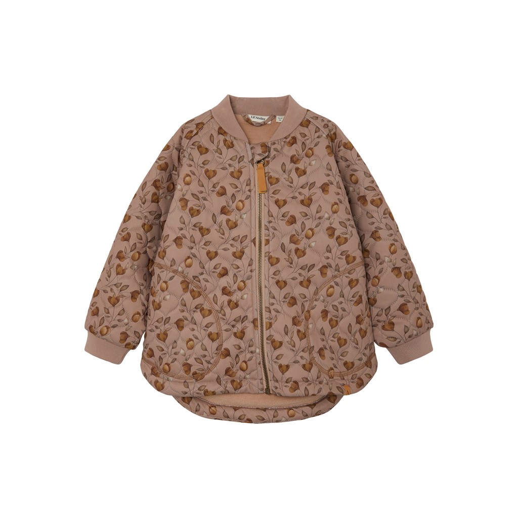 Vandtæt Termojakke Quilt Lajuno Nougat fra Lil Atelier