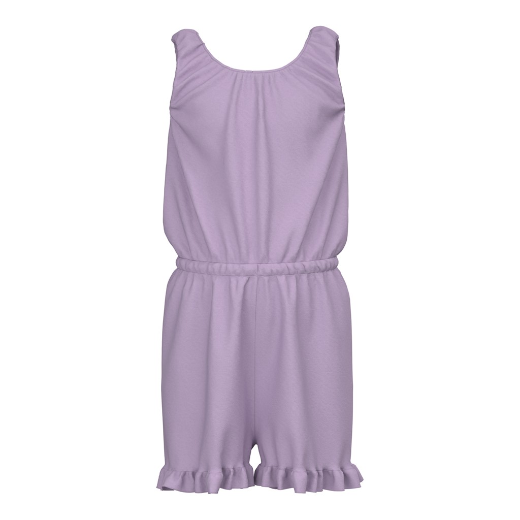 Jumpsuit Valbona med flæser - Blomsterdesign fra Name It
