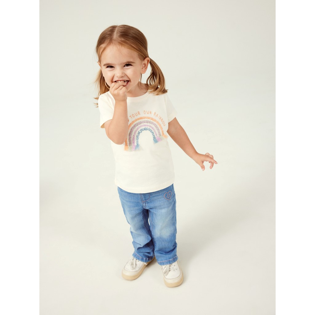 Bootcut Jeans til Piger - Rose Medium Blue fra Name It