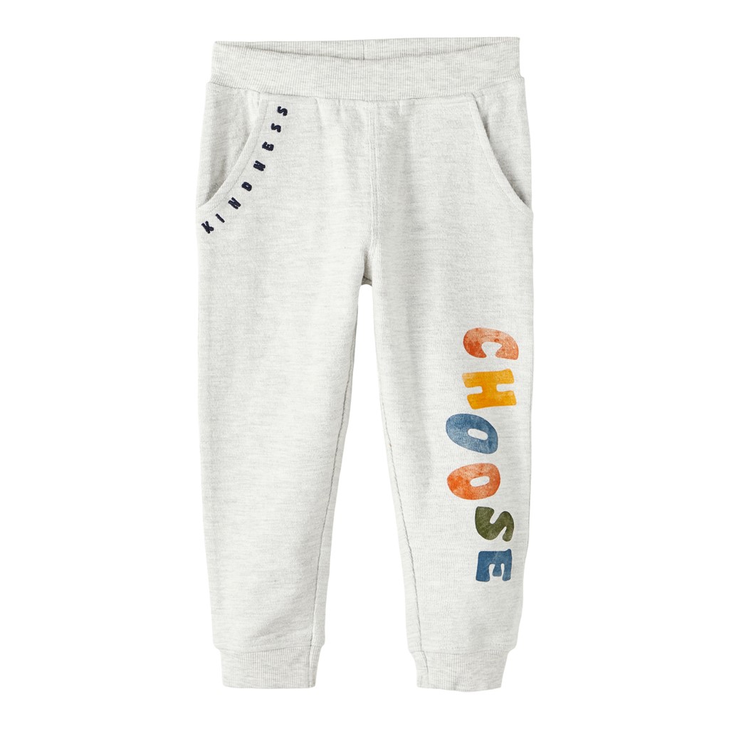Sweatpants Lyn Light Grey Melange fra Name It