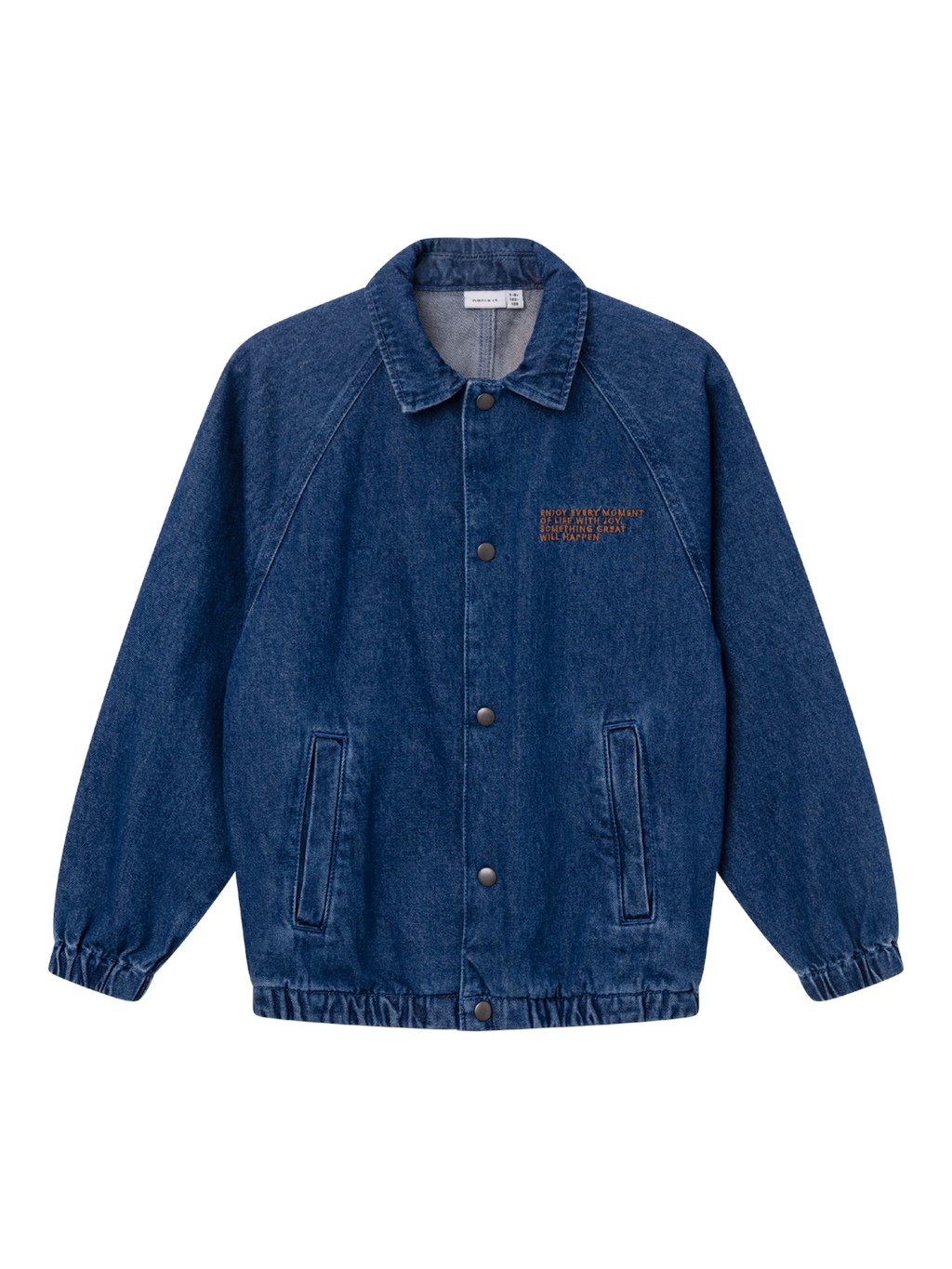Oversize Denim Overshirt Kasper Dark Blue fra Name It