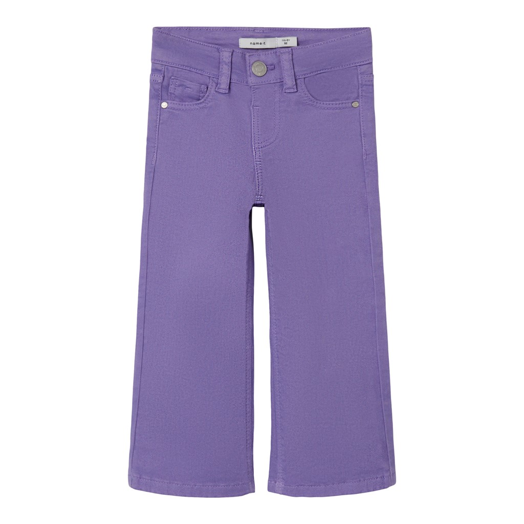 Brede Twill Bukser Polly Aster Purple fra Name It