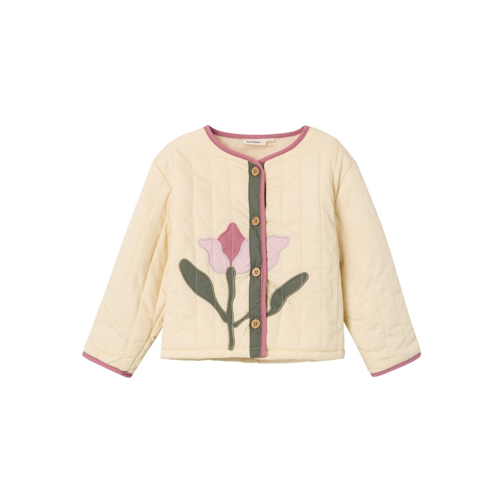 Quiltet Jakke Dunna Wood Ash fra Lil Atelier