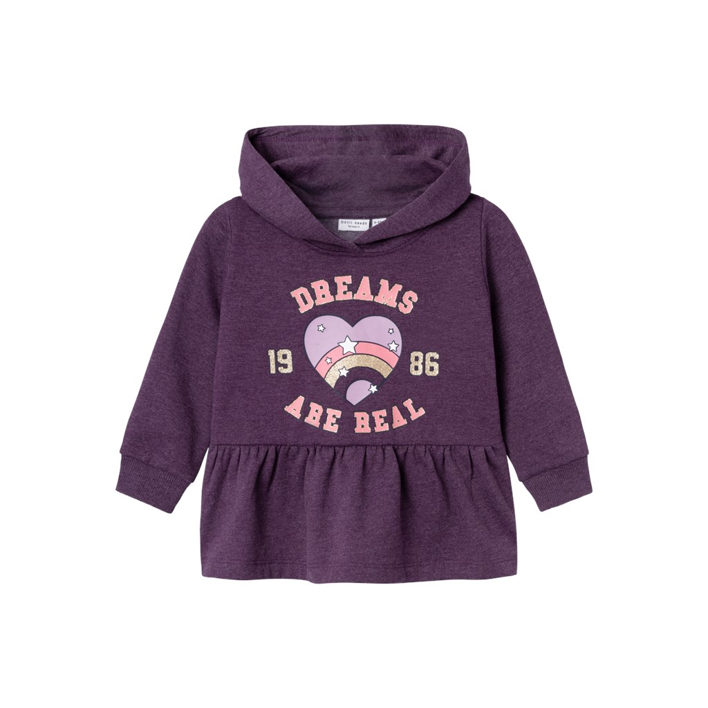 Sweat Tunika Vobi Plum Purple fra Name It