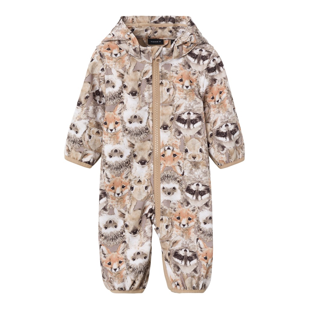 Softshell Dragt Alfa Savannah Tan fra Name It