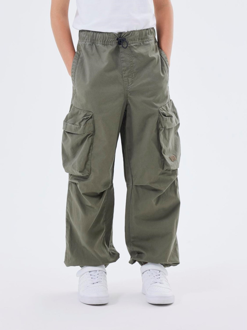 Faldskærms Bukser Ben Dusty Olive fra Name It