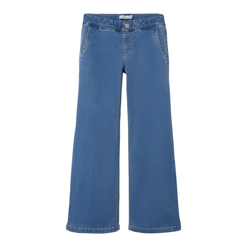 Brede Jeans Salli Light Blue Denim fra Name It