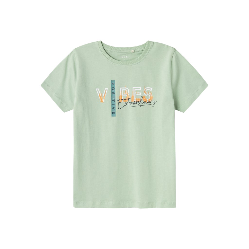 T Shirt Victor Silt Green fra Name It