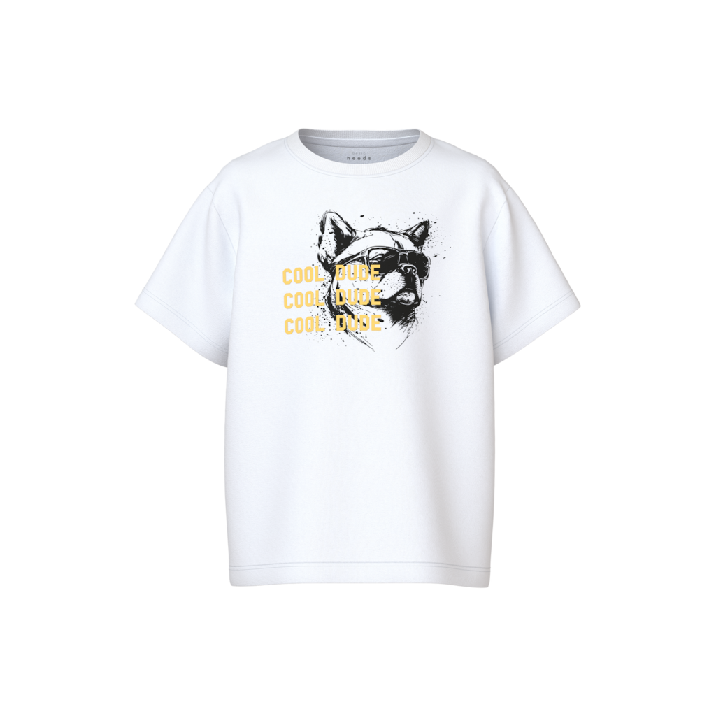 Løs T Shirt Vagno Bright White fra Name It