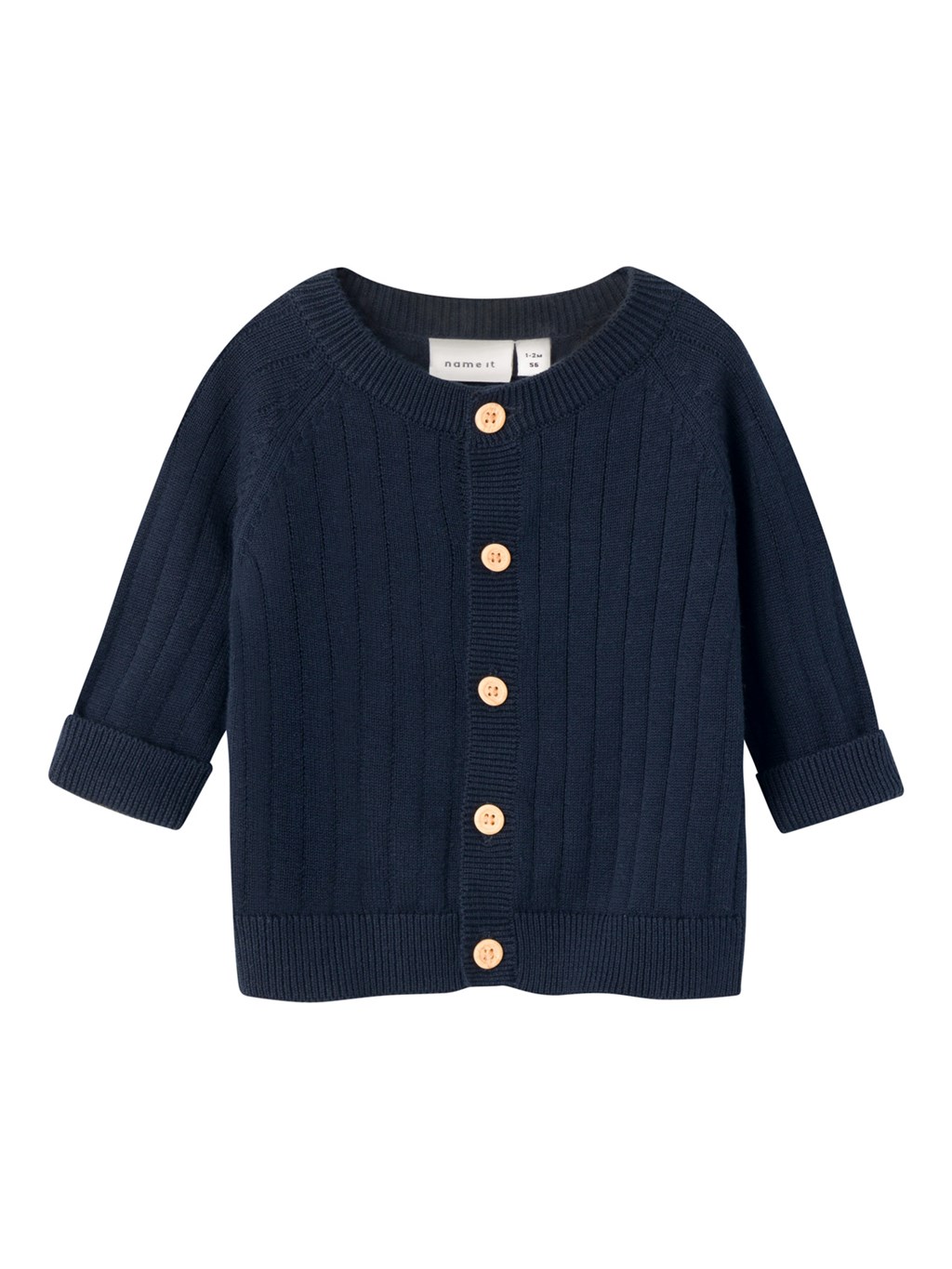 Strik Cardigan Theodor Dark Sapphire fra Name It