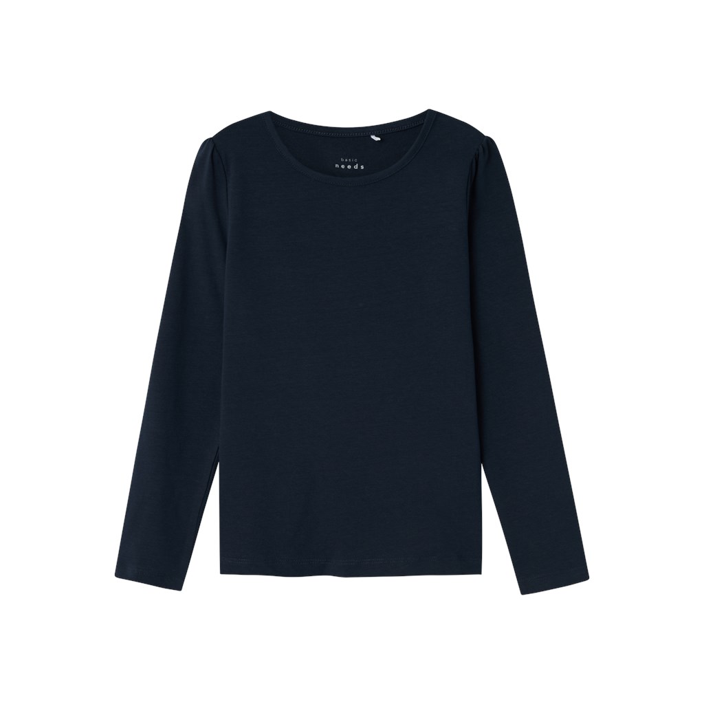 Langærmet Bluse Viline Dark Sapphire fra Name It