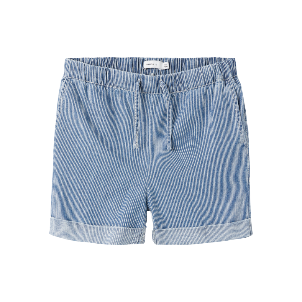 Højtaljede Denim Shorts Bella Medium Blue Denim fra Name It