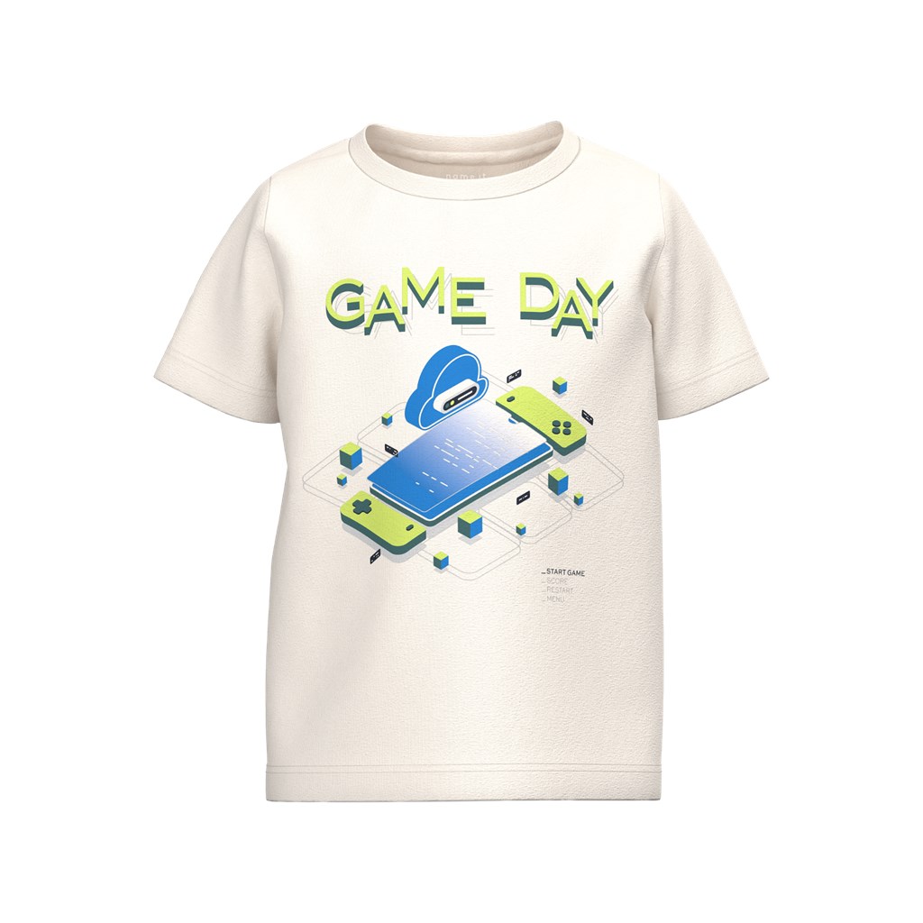 Sej T-shirt Berte Jet Stream fra Name It - 100% bomuld