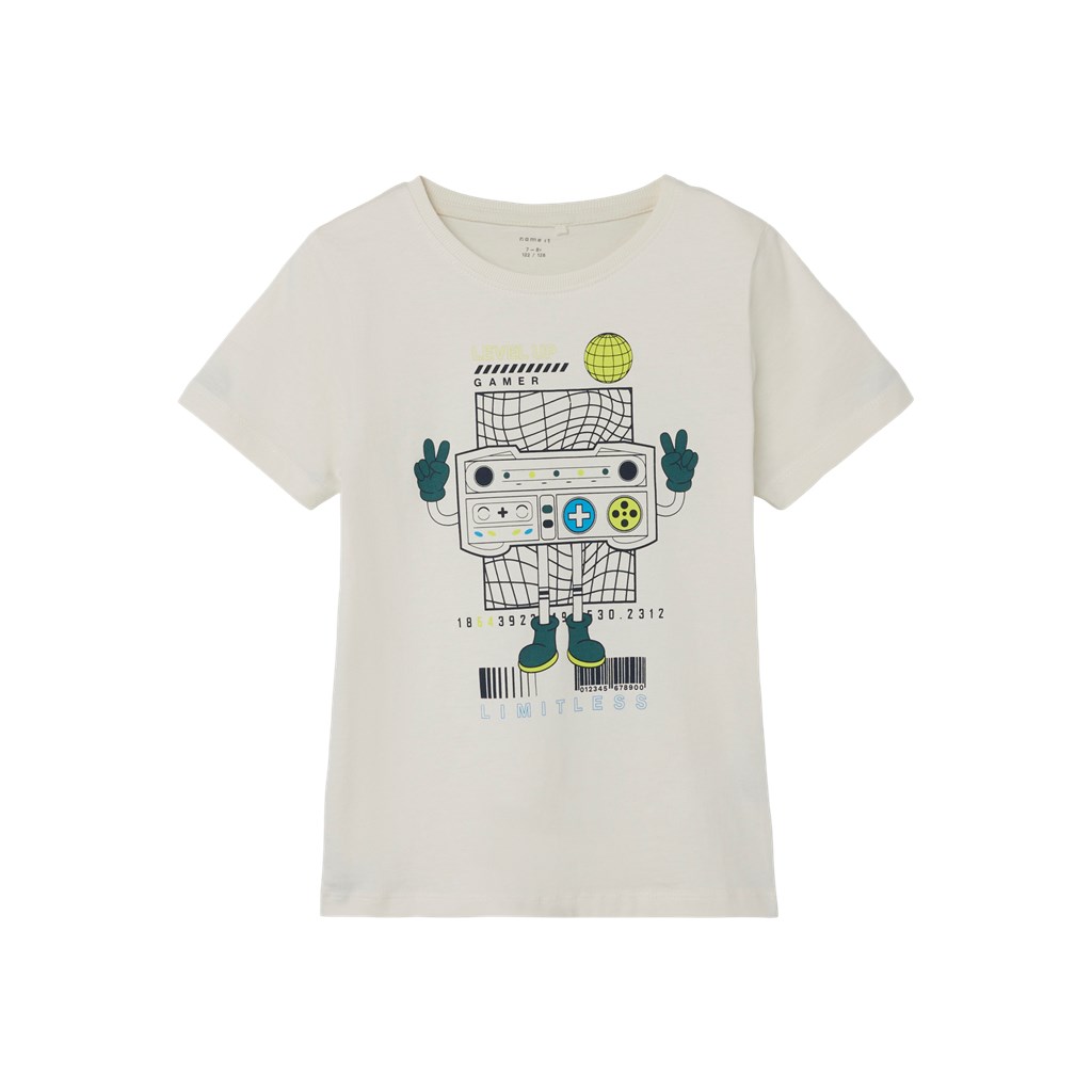 Sej T-shirt Berte Jet Stream fra Name It til drenge