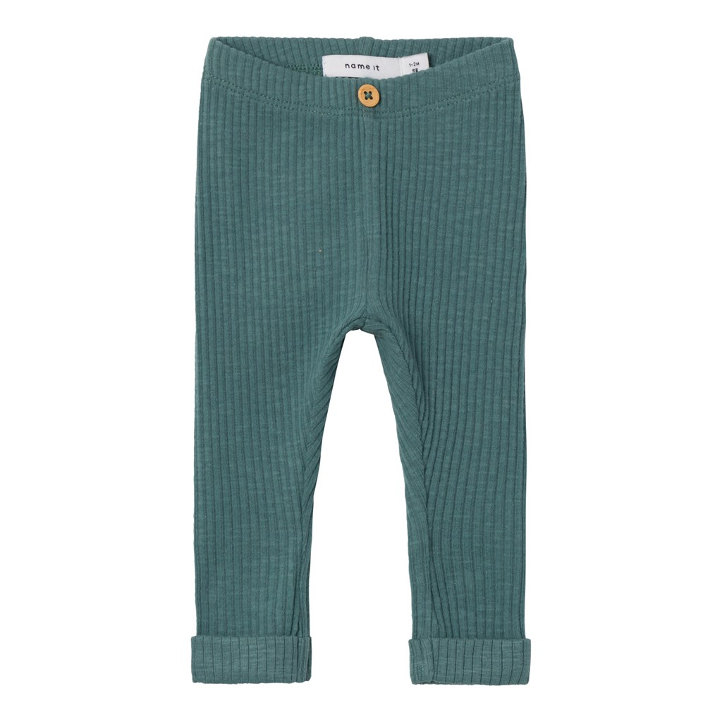 Rib Leggings Rer Sea Pine fra Name It