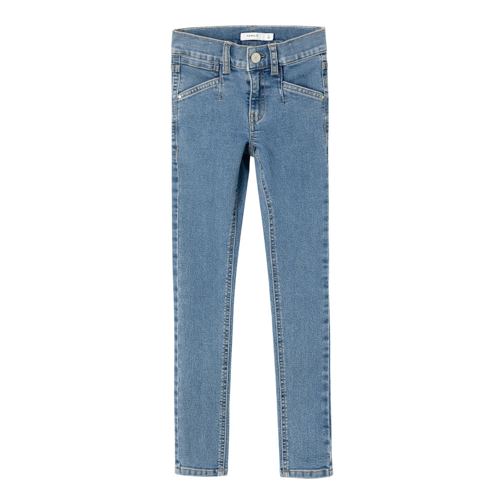 Skinny Jeans Polly i Medium Blå Denim til Piger - Udsalg!
