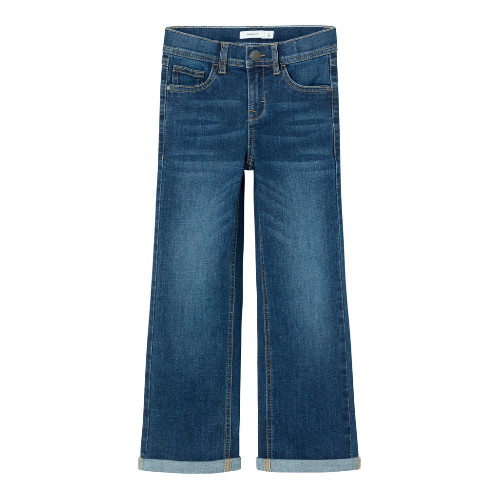 Wide Jeans Polly Dark Blue Denim fra Name It
