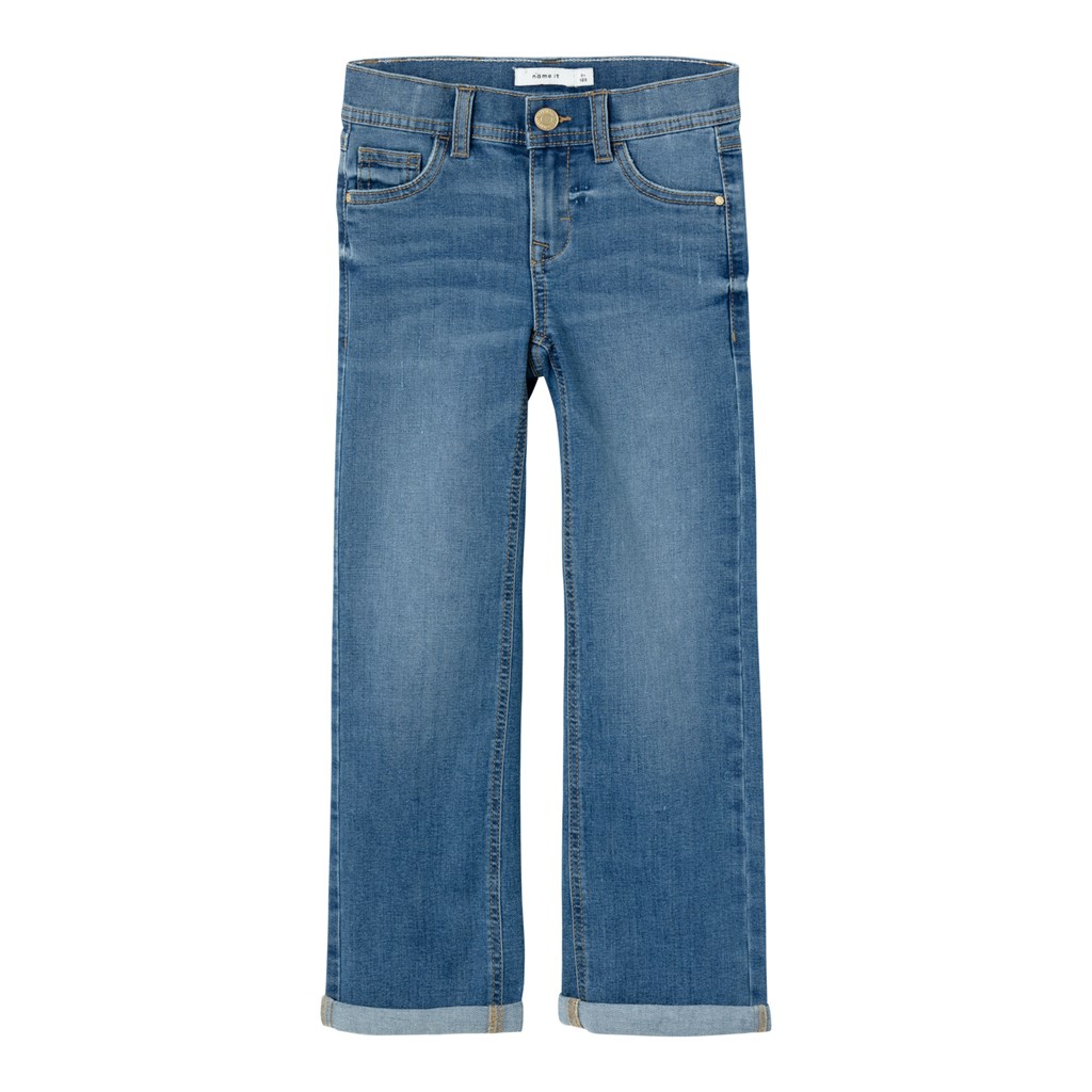 Wide Jeans Polly Medium Blue Denim fra Name It