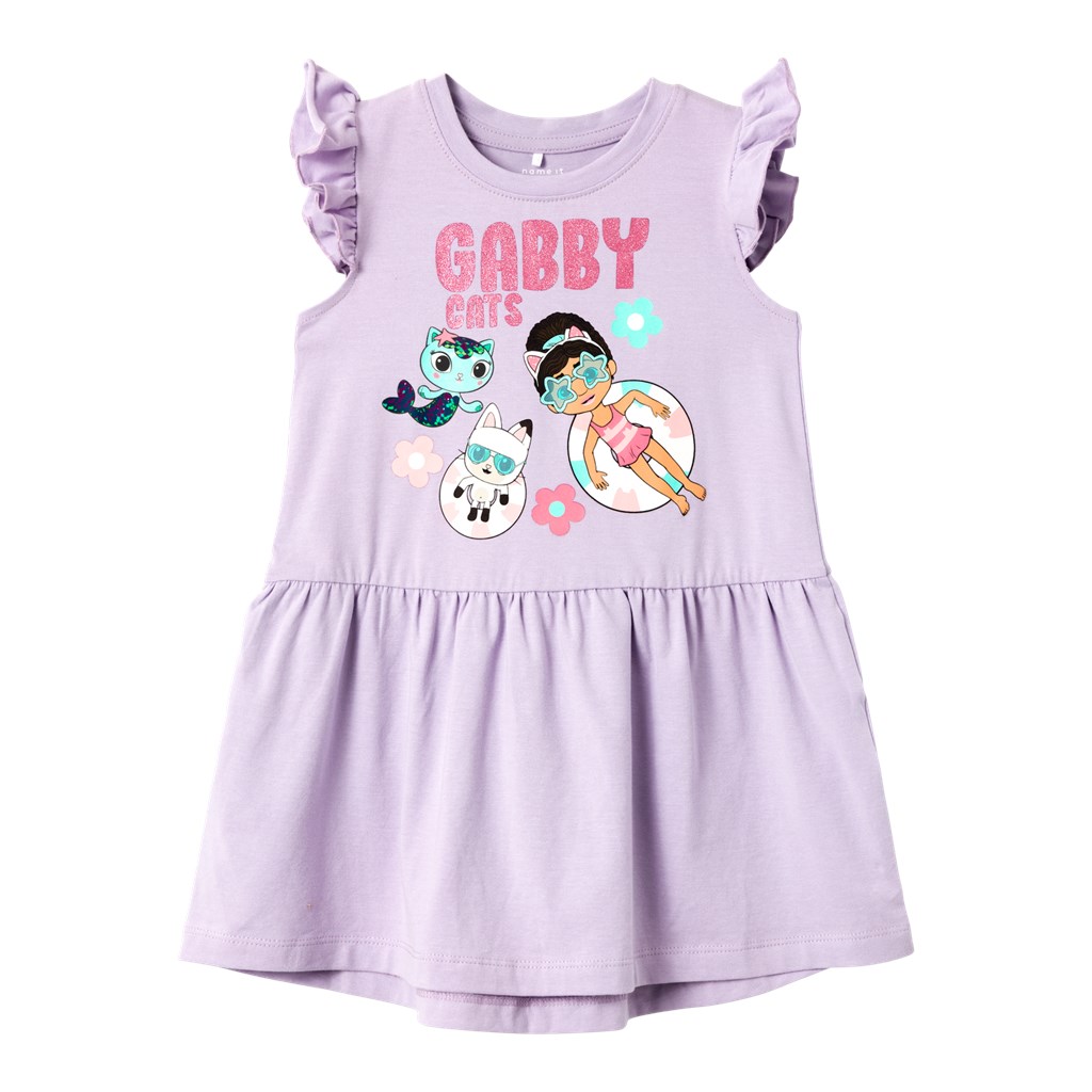 Gabby Cat Kjole Memma Orchid Petal fra Name It