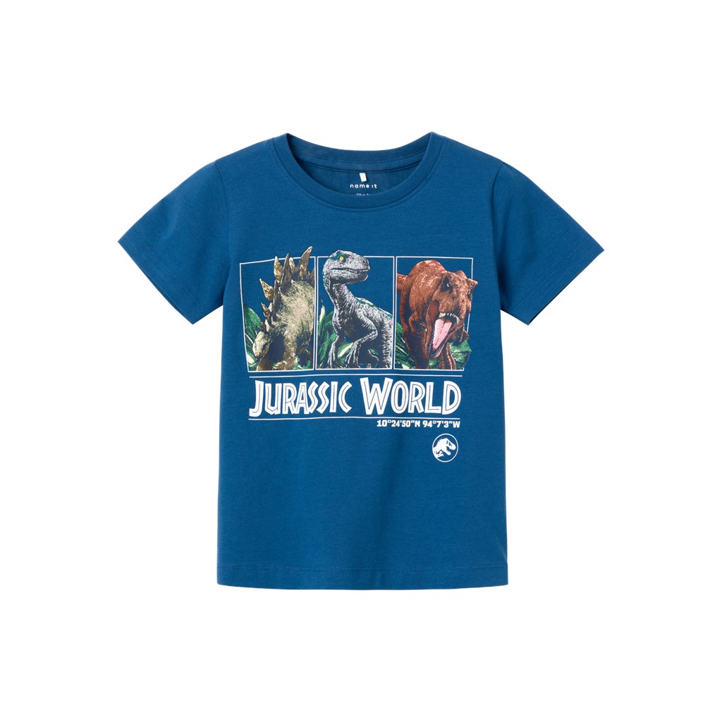 Jurassic T Shirt Marino Set Sail fra Name It